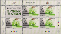 2016 Malta  Mi. MH 0-18 **MNH    Europa: Umweltbewusst Leben - 2016