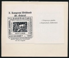 ** 1996/FKA17  Szent Gábriel Világszövetség Kongresszusa 5 Db Feketenyomat... - Autres & Non Classés