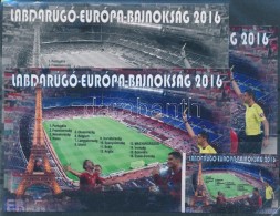** 2016 Labdarúgó Európa Bajnokság 4 Db-os Emlékív Garnitúra... - Autres & Non Classés