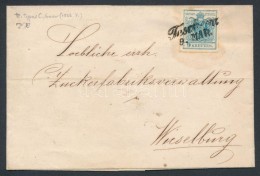 1856 9kr Levélen / On Cover 'Teschen' - 'PRESSBURG' - 'WIESELBURG' - Otros & Sin Clasificación