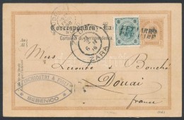 1896 Díjkiegészített Díjjegyes LevelezÅ‘lap Franciaországba / PS-card With... - Otros & Sin Clasificación
