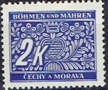 BOHEMIA & MORAVIA # POSTAGE DUE  FROM 1939-40 ** - Nuovi