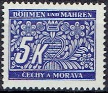 BOHEMIA & MORAVIA # POSTAGE DUE  FROM 1939-40 ** - Ungebraucht