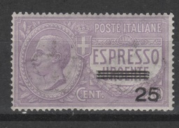 1917 Espresso Urgente Non Emesso Sopr. MNH - Nuovi