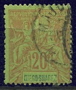 Diego Suarez.ob  - N° 44 - 20c Brique S. Vert     - - Unused Stamps