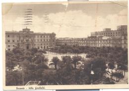 TARANTO VILLA GARIBALDI VIAGGIATA FP 1937 - Taranto