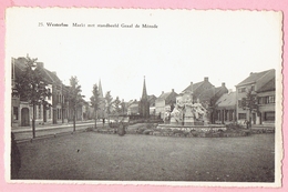 Westerloo - Markt Met Standbeeld Graaf De Mérode - Westerlo