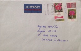 Germany Cover With WWF Panda Cachet Postmark - Lettres & Documents