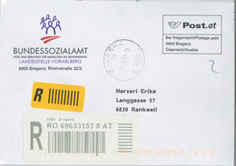 Dienstpost Bundessozialamt Vorarlberg Bregenz - Storia Postale