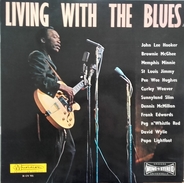 LP 33 RPM (12")  Various Artists  "  Living With The Blues  " - Blues