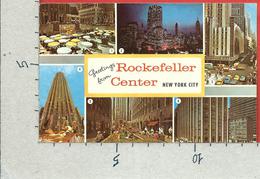 CARTOLINA VG STATI UNITI - NEW YORK CITY - Rockfeller Center - Vedutine - 9 X 14 - ANN. 1970 - Other Monuments & Buildings