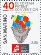 2013 - SAN MARINO - SAINT-MARIN -  40° Anniv Dalla Firma Della Convenzione Brevetti -   NH - (**) - New Mint - Used Stamps