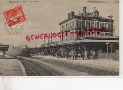 27 - SERQUIGNY - LA GARE  - 1910 - Serquigny