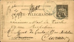 FRANCE - Carte Télégramme Voyagée - N° 21561 - Pneumatiques