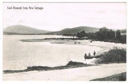 RB 1135 - 1912 Postcard - Fishing & Loch Rannoch From New Cottages - Perthshire Scotland - Perthshire