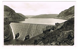 RB 1136 - Real Photo Postcard - Caban Goch Dam Elan Valley Rhayader - Radnorshire Wales - Radnorshire