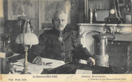 La Guerre 1914-1915 - Général Maunoury - Photo J. Courcier - Carte Non Circulée - Personajes