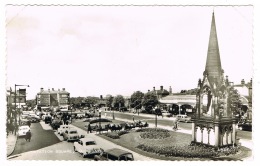 RB 1137 - Real Photo Postcard - Cars At Station Square Harrogate - Yorkshire - Harrogate