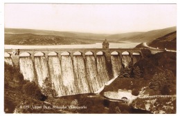 RB 1138 - Early Real Photo Postcard - Upper Dam Rhayader Waterworks - Radnorshire Wales - Radnorshire