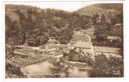 RB 1138 - Early Postcard - Monsal Dale Village From The Railway Station - Derbyshire - Derbyshire