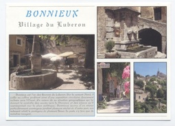 84-- BONNIEUX - VILLAGE DU LUBERON- RECTO/VERSO-C72 - Bonnieux