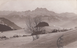 Suisse - Leysin - Village - Dents Du Midi - 1912 - Editeur Librairie Tarin - Leysin