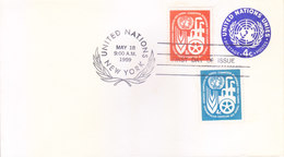 UNITED NATION - 18-05-1959 - FIRST DAY COVER - 2V SET OF ECONOMIC COMMISSION FOR EUROPE - OFFICIAL ENVELOPE - Lettres & Documents