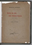POVOA DE VARZIM -« Restos De Uma Villa Lusitano-Romana»-Arqueologia Portugueza III(José Fortes-1905) - Old Books