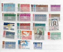 1963 USED Europa/cept Year Collection - Full Years