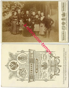 Grand CDV-(CAB) Fin XIXe-famille En Extérieur-photo Hermann Witte-Vernex Montreux-Baden Baden - Anciennes (Av. 1900)