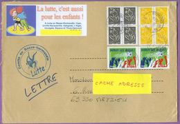 Timbre Sur Lettre 3936 : Football: Allez Les Bleus !  / Sport Lutte France 18/12/2006 - Briefe U. Dokumente