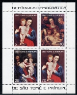 Sao Tome And Principe, 1977, Rubens Paintings, MNH Perforated, Michel Block 3A - Sao Tomé Y Príncipe