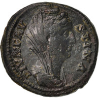 Monnaie, Faustine I, Dupondius, Roma, TB+, Cuivre, RIC:1171 Var. - Die Antoninische Dynastie (96 / 192)