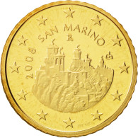 San Marino, 50 Euro Cent, 2008, FDC, Laiton, KM:484 - San Marino