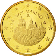 San Marino, 50 Euro Cent, 2008, FDC, Laiton, KM:484 - San Marino