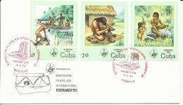 CUBA SOBRE  PRIMER DIA DESCUBRIMIENTO AMERICA - Covers & Documents