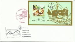 CUBA SOBRE  PRIMER DIA DESCUBRIMIENTO AMERICA - Cartas & Documentos