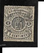 LUXEMBOURG Yvert N° 13 (o) Percé En Lignes Blanches - 1859-1880 Coat Of Arms
