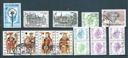 Belgique Timbres De 1973  N°1684 A 1692  + 3 Tetes  Bèches Oblitérés - Oblitérés