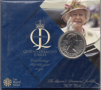 GRAN BRETAGNA 2012 60° ANNIVERSARIO DEL REGNO - THE QUEEN'S DIAMOND JUBILEE - 5 POUNDS - Vatikan