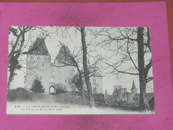 LES TROIS MOUTIERS     / ARDT  MONTMORILLON   1910   LE CHATEAU DE BERRIE DU XIII    EDIT   CIRC  OUI - Les Trois Moutiers