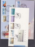 AAT 1984/1987 Antarctic Scenes 3x5v 5 FDC (F6069) - FDC