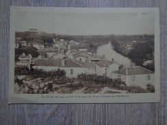 CPA 85 LA VALLÉE DU LAY VUE DE LA TERRASSE DU VIEUX CHÂTEAU DE MAREUIL - Mareuil Sur Lay Dissais