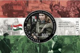 HUNGARY 2016 HISTORY 60 Years Since Hungarian REVOLUTION & FREEDOM FIGHT - Fine S/S MNH - Nuovi