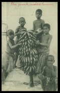 TIMOR - Um Grande Cacho De Bananas. ( Ed. Da Missão)    Carte Postale - Oost-Timor