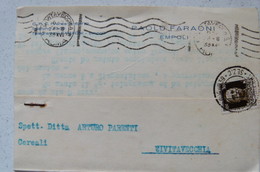 EMPOLI - PAOLO FARAONI - TESTATINA PUBBLICITARIA 1939 X CIVITAVECCHIA - Empoli