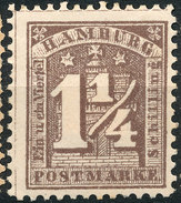 Stamp German States  Hamburg 1 1/4s Mint Lot#3 - Hamburg (Amburgo)