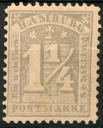 Stamp German States  Hamburg 1864-65 1 1/4s Mint Lot#18 - Hambourg