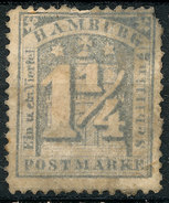 Stamp German States  Hamburg 1864-65 1 1/4s Mint Lot#22 - Hamburg