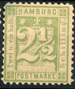 Stamp German States  Hamburg 1864-65 2 1/2s Mint Lot#29 - Hamburg (Amburgo)